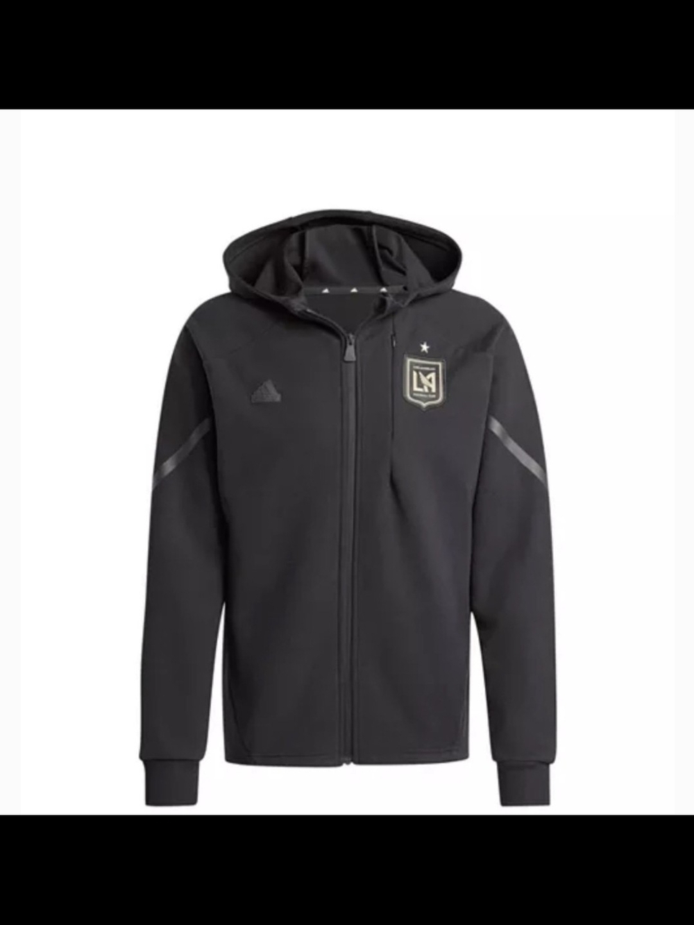 Adidas | Black Los Angeles FC Performance Hooded Jacket